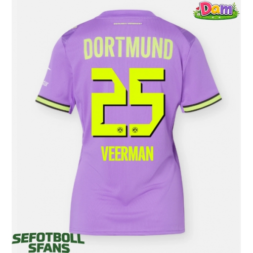 Borussia Dortmund Joey Veerman #25 Tredje Tröja Kvinnor 2026-27 Kortärmad